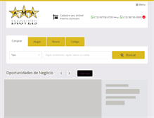 Tablet Screenshot of amaimoveis.com